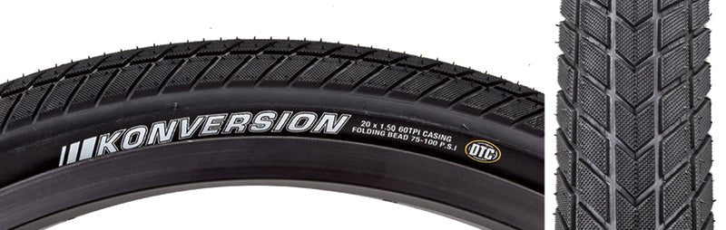 Tires Kenda Kenda Konversion Elite 20x1.5 Standard Tire Dark Slate Gray