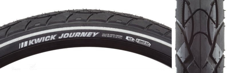 Tires Kenda Kenda Kwick Journey Sport KS 20x1.75 Standard Tire Dark Slate Gray
