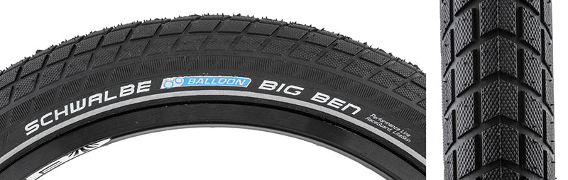Tires Schwalbe Schwalbe Big Ben Perf Lite RG 27.5x2.0 Standard Tire Dark Slate Gray