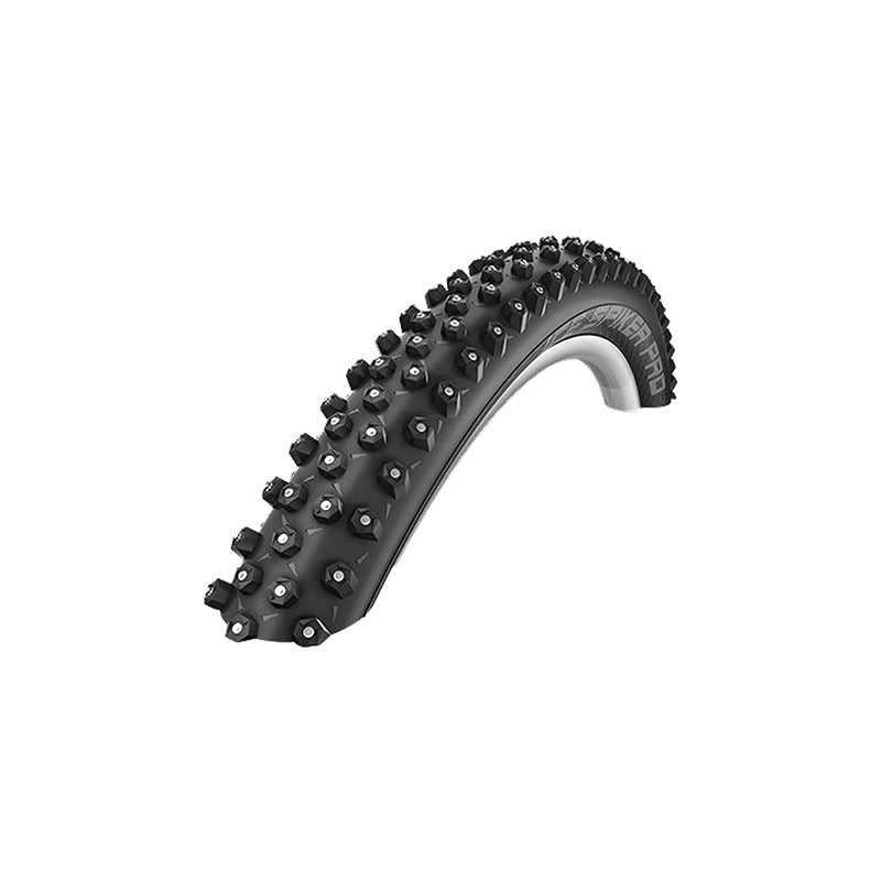 Tires Schwalbe Schwalbe Ice Spiker Pro Tire 26x2.10 Wire Clincher Winter LiteSkin RaceGuard 67TPI Black Dark Slate Gray