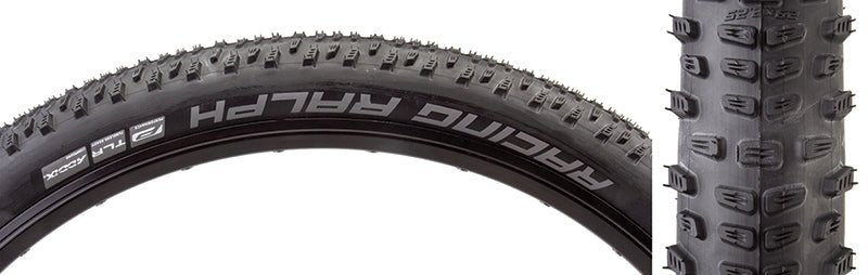 Tires Schwalbe Schwalbe Racing Ralph Tire - 29 x 2.25 Tubeless Folding BLK Performance Line TwinSkin Addix Dark Slate Gray