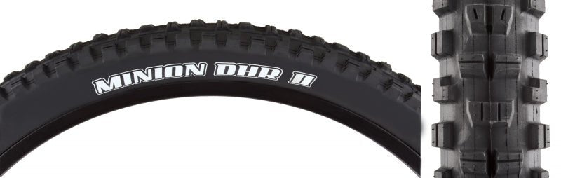 Tires Maxxis Maxxis Minion DHR II Tire - 24 x 2.3 Clincher Folding Black Dual Dark Slate Gray