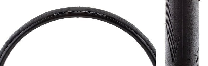 Tires Schwalbe Schwalbe One Tire - 700 x 30 Clincher Folding BLK Performance Line RaceGuard Addix E-25 Dark Slate Gray
