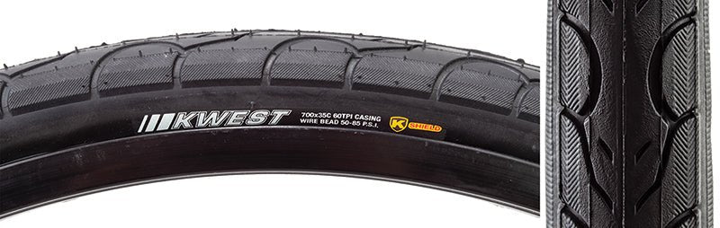 Tires Kenda Kenda Kwest 700x35 Standard Tire Dark Slate Gray