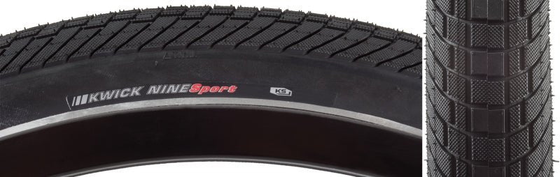 Tires Kenda Kenda Kwick Nine Tire - 29 x 2 Clincher Wire Black/Reflective 60tpi KS Dark Slate Gray