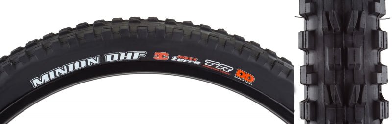 Tires Maxxis Maxxis Minion DHF Tire - 29 x 2.5 Tubeless Folding BLK 3C MaxxTerra DD Wide Trail Dark Slate Gray
