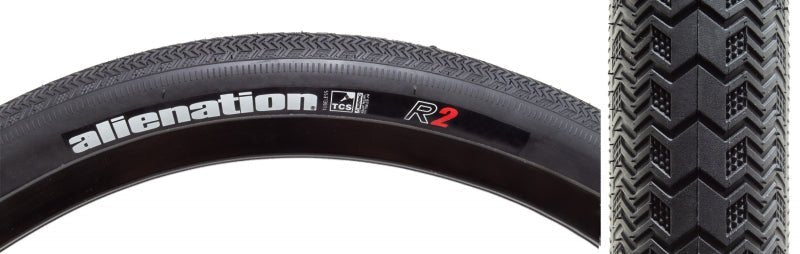 Tires Alienation Alienation TCS R2 20x1.75 Tubeless Tire Dark Slate Gray