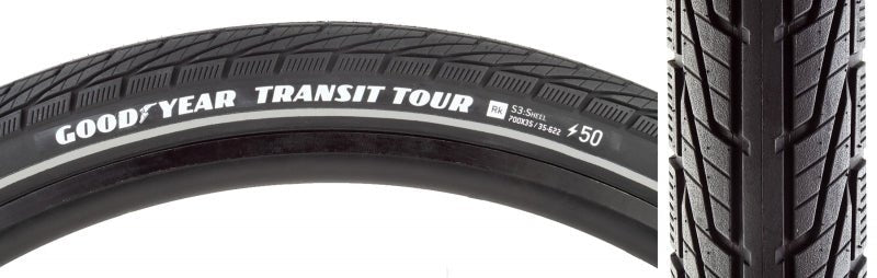 Tires Goodyear Goodyear Transit Tour S3 700x35 Standard Tire Dark Slate Gray