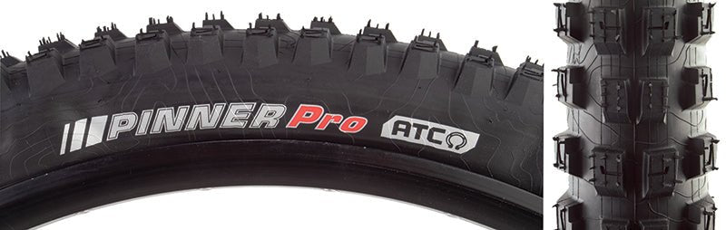 Tires Kenda Kenda Pinner Pro Tire - 29 x 2.4 Tubeless Folding Black ATC Dark Slate Gray