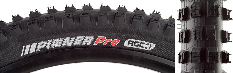 Tires Kenda Kenda Pinner Pro Tire - 27.5 x 2.4 Tubeless Folding Black AGC Dark Slate Gray