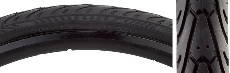 Tires Sunlite Sunlite City Slick II 700x42 Standard Tire Dark Slate Gray