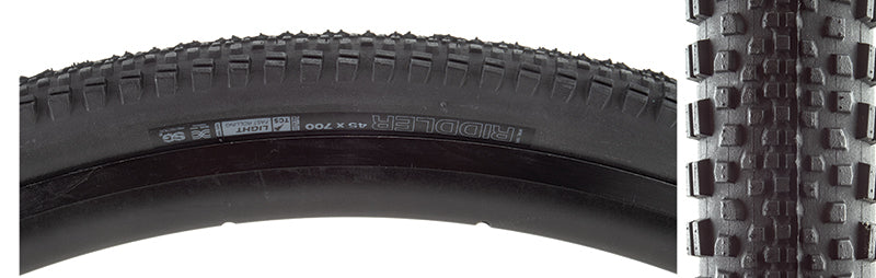 WTB Riddler Tire - 700 x 45 TCS Tubeless Folding BLK Light/Fast Rolling SG2