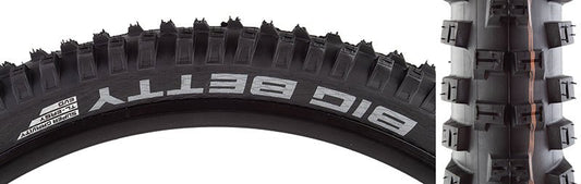 Tires Schwalbe Schwalbe Big Betty Tire - 27.5 x 2.6" Tubeless Folding BLK Evolution Line Addix Soft Super Gravity Dark Slate Gray