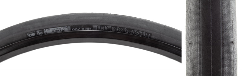 Tires WTB WTB Exposure Tire - 700 x 30 TCS Tubeless Folding BLK Light/Fast Rolling Dual DNA SG2 Dark Slate Gray