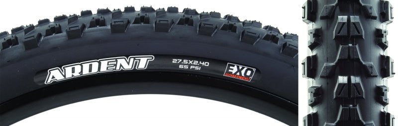 Tires Maxxis Maxxis Ardent Tire - 27.5 x 2.4 Clincher Wire Black EXO Dark Slate Gray