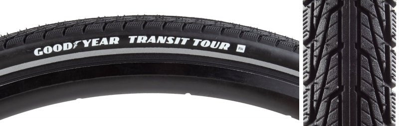 Tires Goodyear Goodyear Transit Tour 700x35 Standard Tire Dark Slate Gray
