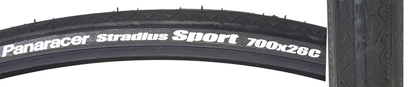 Tires Panaracer Panaracer Stradius Sport 700x26 Standard Tire Dark Slate Gray