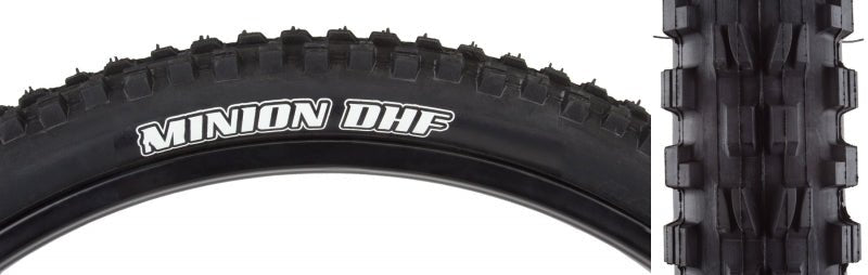 Tires Maxxis Maxxis Minion DHF Tire - 20 x 2.40 Clincher Wire Black Dual Dark Slate Gray