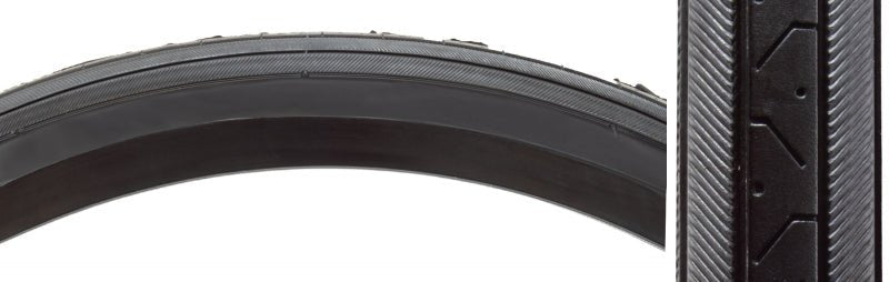 Tires Sunlite Sunlite UtiliT Road Raised Center 27x1-1/4 Standard Tire Dark Slate Gray