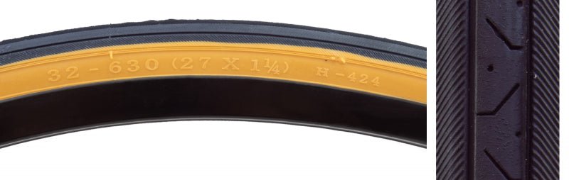 Tires Sunlite Sunlite UtiliT Road Raised Center 27x1-1/4 Standard Tire Dark Slate Gray