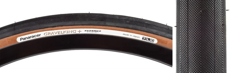 Tires Panaracer Panaracer GravelKing+ Slick 700x43 Tubeless Tire Dark Slate Gray