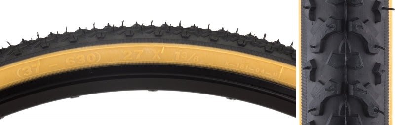 Tires Sunlite Sunlite Hybrid V-Track 27x1-3/8 Standard Tire Dark Slate Gray