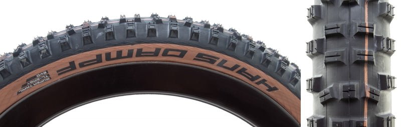 Tires Schwalbe Schwalbe Hans Dampf Tire - 29 x 2.6 Tubeless Folding BLK/Bronze Evolution Line Super Trail Addix SpeedGrip Dark Slate Gray