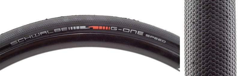 Tires Schwalbe Schwalbe G-One Speed Tire - 700 x 30 / 28 x 1.20 Tubeless Folding BLK Evolution Line Addix SpeedGrip Super Ground E-25 Dark Slate Gray