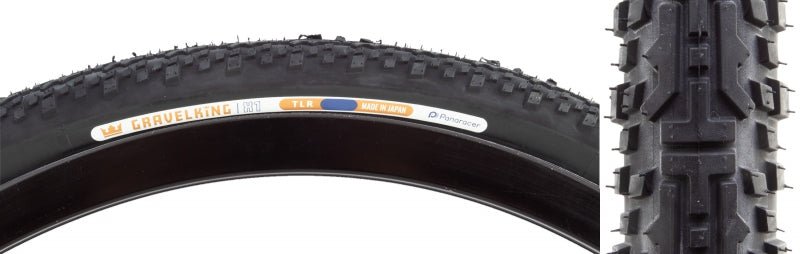 Tires Panaracer Panaracer GravelKing X1 Tire - 700 x 45 Tubeless Folding Black Dark Slate Gray