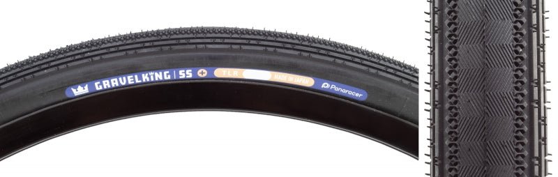 Tires Panaracer Panaracer GravelKing SS Plus Tire - 700 x 40 Tubeless Folding Black Dark Slate Gray