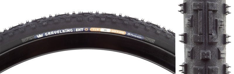 Tires Panaracer Panaracer GravelKing EXT Plus Tire - 700 x 38 Tubeless Folding Black Dark Slate Gray