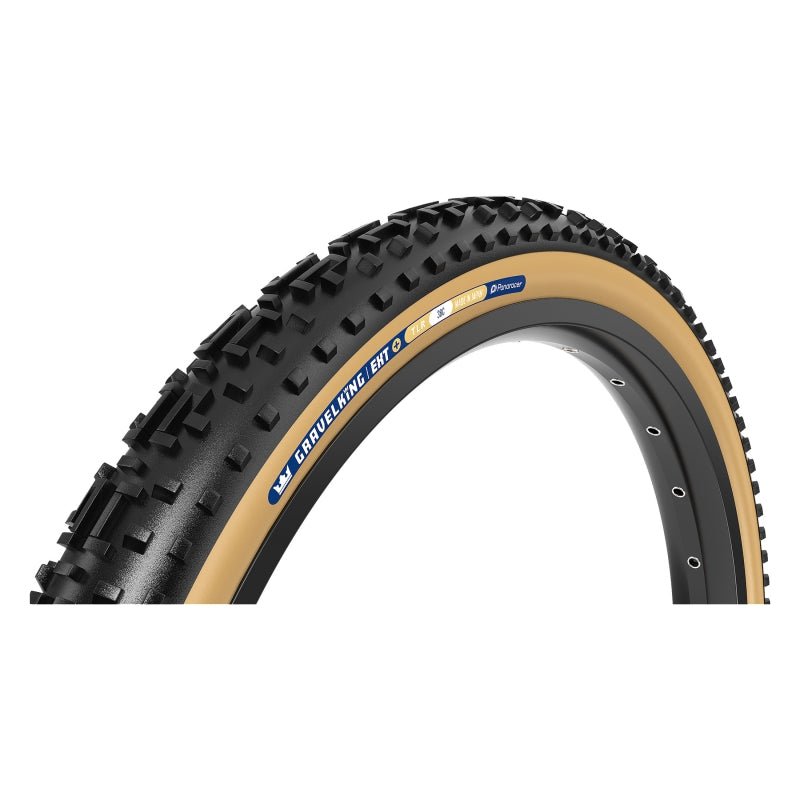 Tires Panaracer Panaracer GravelKing EXT Plus Tire - 700 x 45 Tubeless Folding Black/Brown Dark Slate Gray