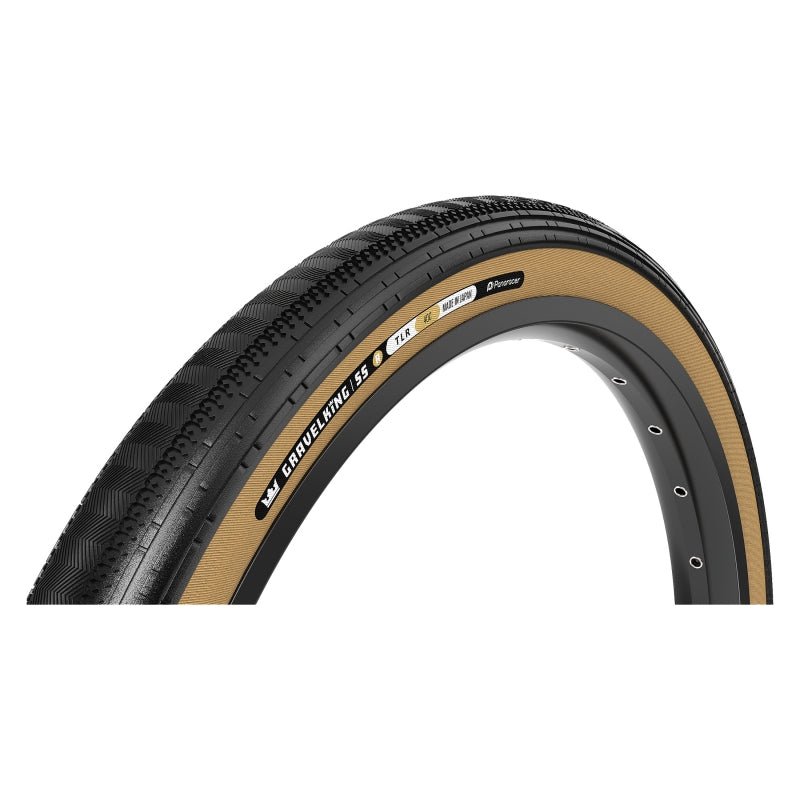 Tires Panaracer Panaracer GravelKing SS R Tire - 700 x 35 Tubeless Folding Black/Amber Dark Slate Gray