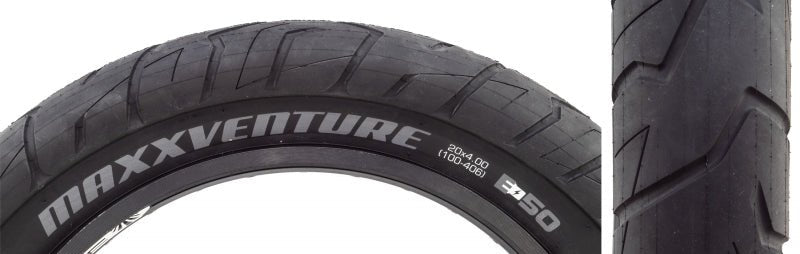 Tires Maxxis Maxxis MaxxVenture Tire - 20 x 4.00 Clincher Wire Black Ebike E-50 Dark Slate Gray