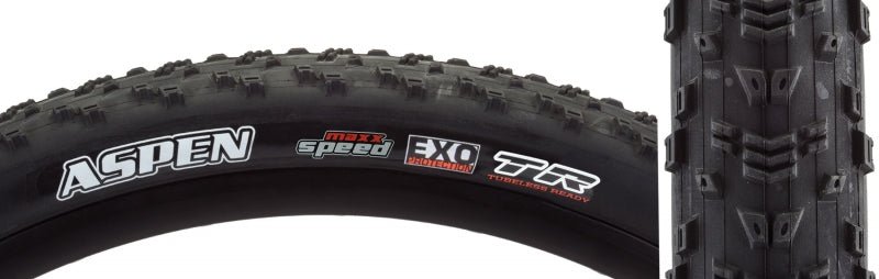 Tires Maxxis Maxxis Aspen Tire - 29 x 2.40 Tubeless Folding Black MaxxSpeed EXO 170tpi Dark Slate Gray