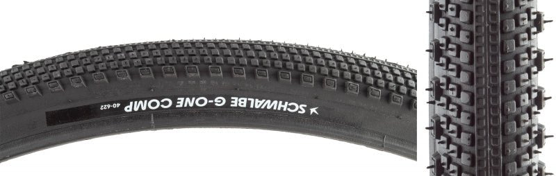 Tires Schwalbe Schwalbe G-One Comp Tire - 700 x 40 Clincher Wire BLK Active Line K-Guard Green Dark Slate Gray