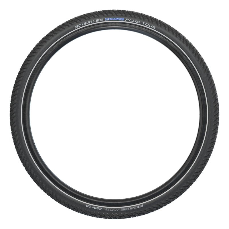 Tires Schwalbe Schwalbe Marathon Plus Tour Tire - 700 x 35 Clincher Wire BLK/Reflective Performance Line SmartGuard Addix E-50 Dark Slate Gray