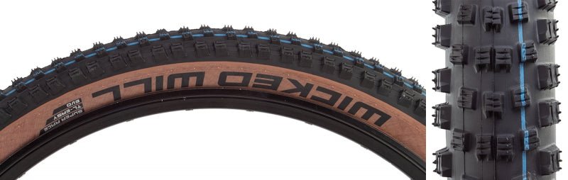 Tires Schwalbe Schwalbe Wicked Will Tire - 29 x 2.25 Tubeless Folding BLK/Transparent Evolution Line Super Race Addix SpeedGrip Dark Slate Gray