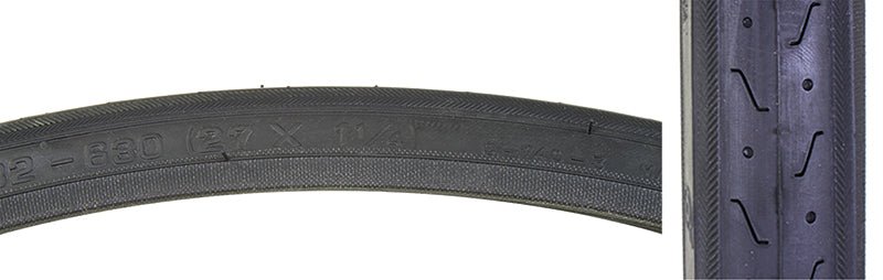 Tires Sunlite Sunlite Super HP CST740 27x1-1/4 Standard Tire Dark Slate Gray