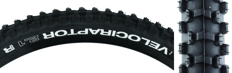 Tires WTB WTB VelociRaptor Comp Tire - 26 x 2.1 Clincher Wire Black Rear Dark Slate Gray