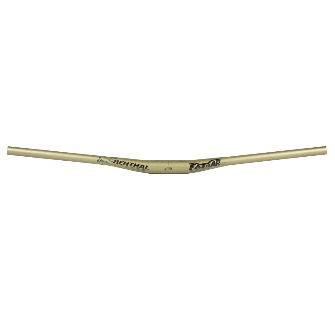 Renthal FatBar Lite 35 Handlebar - Aluminum 10mm 760mm 35mm Gold V3