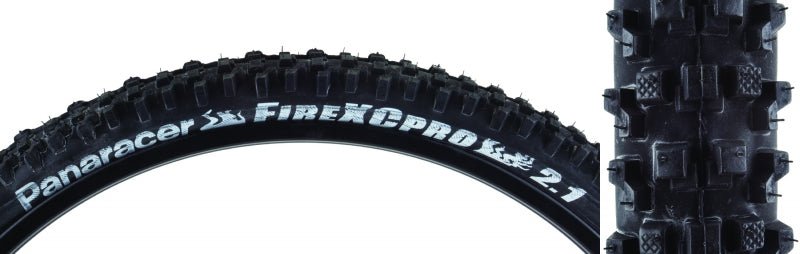 Tires Panaracer Panaracer Fire XC Pro Tire - 26 x 2.1 Clincher Wire Black 30tpi Black