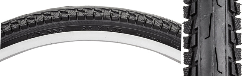 Tires Sunlite Sunlite City Komfort 26x1.75 Standard Tire Dark Slate Gray