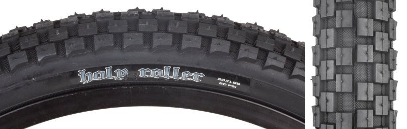 Tires Maxxis Maxxis Holy Roller Tire - 20 x 1.95 Clincher Wire Black Single Dark Slate Gray