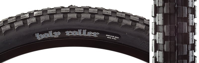 Tires Maxxis Maxxis Holy Roller Tire - 26 x 2.2 Clincher Wire Black Single Dark Slate Gray