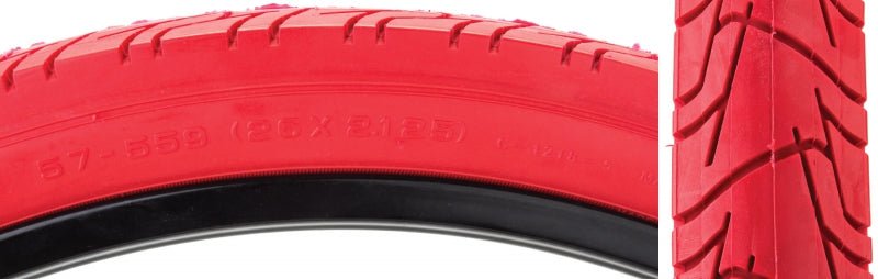Tires Sunlite Sunlite City CST1218 26x2.125 Standard Tire Tomato