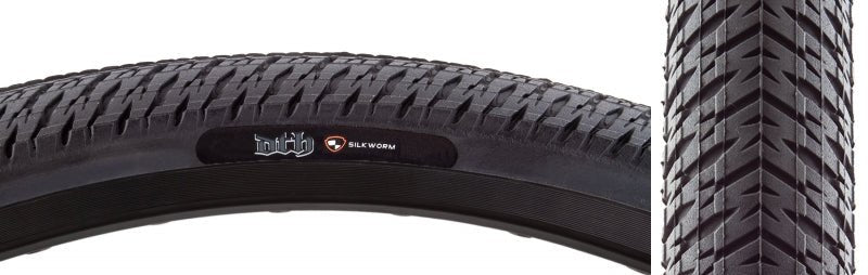 Tires Maxxis Maxxis DTH Tire - 20 x 1 1/8 Clincher Wire Black Dual Silkworm Dark Slate Gray