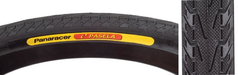 Tires Panaracer Panaracer Pasela Tire - 700 x 28 Clincher Wire Black 60tpi Dark Slate Gray
