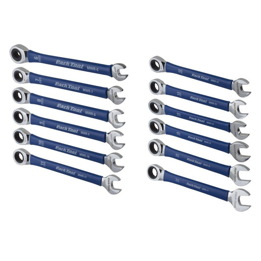 Combination Wrenches Park Tool Park MWR-SET Metric Ratchet Wrench Set Dark Slate Blue