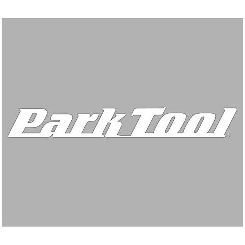 Sticker/Decal Park Tool Park Tool DL-36W Horizontal Logo Decal White Dark Gray
